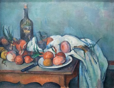 Nature morte aux oignons - Paul Cézanne