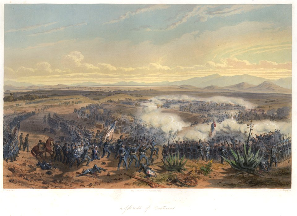 Nebel Mexican War 06 Assault of Contreras