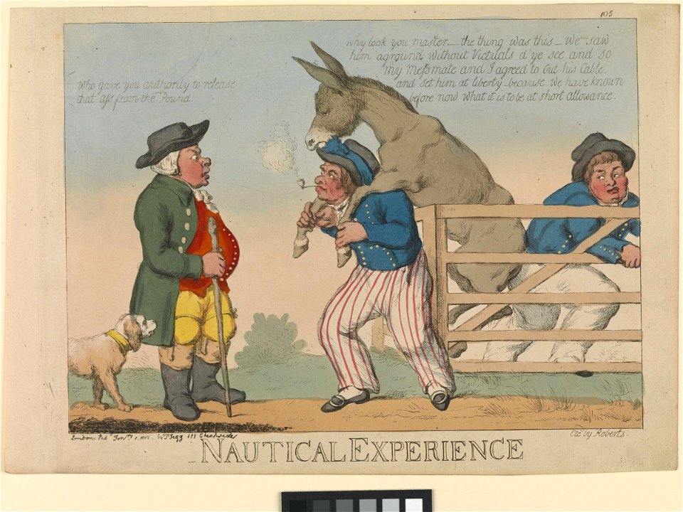 Nautical experience (caricature) RMG PW3833
