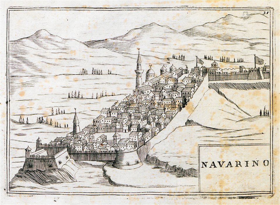 Nauarino - Coronelli Vincenzo Maria - 1708