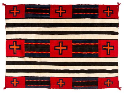 Navajo Third Phase Chiefs Blanket - late 19 centity - private collection