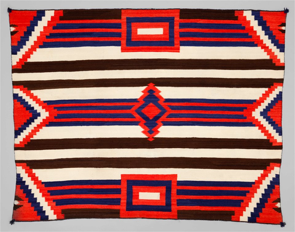 Navaho Fourth Phase Chief Blanket - ca. 1880-85 - private collection