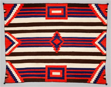 Navaho Fourth Phase Chief Blanket - ca. 1880-85 - private collection