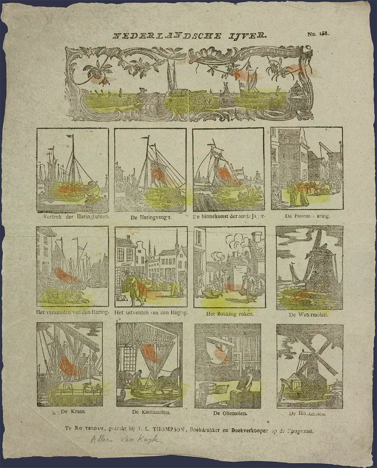 Nederlandsche ijver-Catchpenny print-SMC K 0060