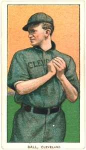 Neal Ball, Cleveland Naps, baseball card portrait LCCN2008676553
