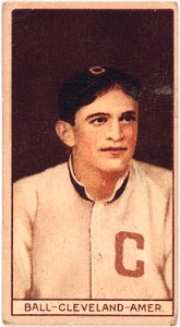 Neal Ball, Cleveland Naps, baseball card portrait LCCN2008678046