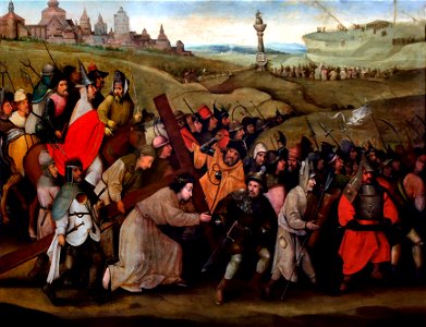 Navolger van Jeroen Bosch - De kruisdraging - Museum Mayer van den Bergh Antwerpen 28-5-2016 14-55-35