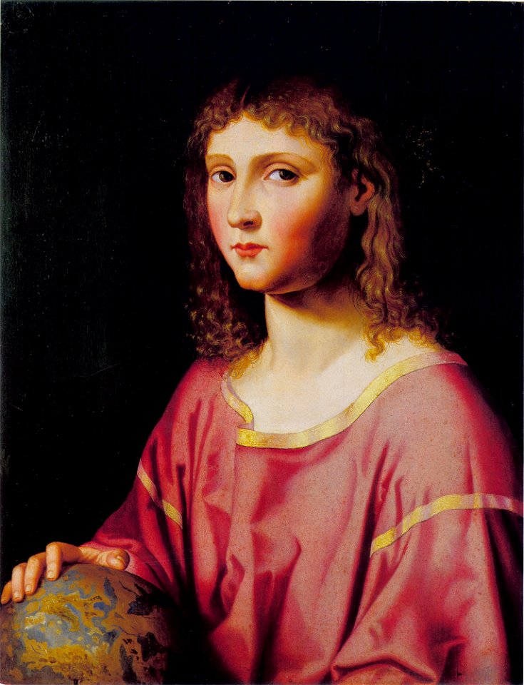 Navolger van Bartolommeo Veneto - De jonge Christus als Salvator Mundi - 1275 - Städel Museum