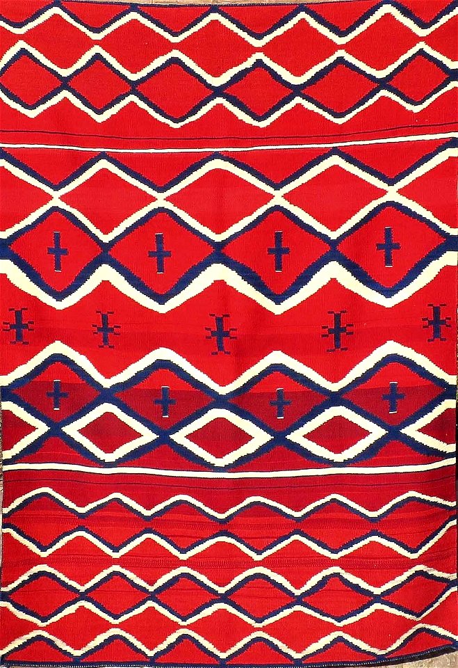 Navajo Classic Bayeta Serape - ca. 1860