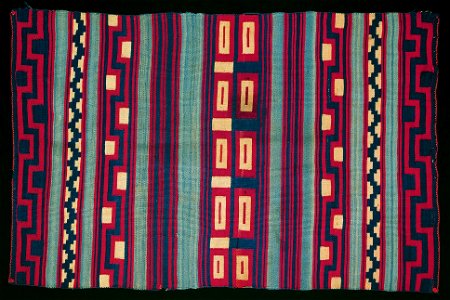 Navajo saddle blanket - 1860-1870 - Detroit Institute of Arts 1987.79