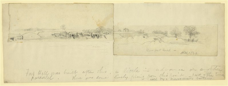 Near fort Hill. 1864 LCCN2004661122