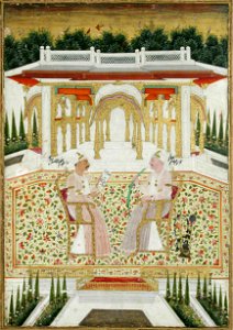Nawab Mir 'Alam Bahadur and Raja Chandu Lal Bahadur (6124550671)