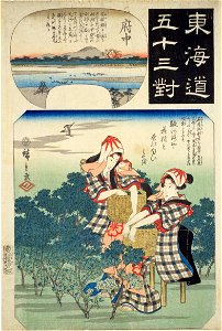 NDL-DC 1313242-Utagawa Hiroshige-東海道五十三対 府中-crd