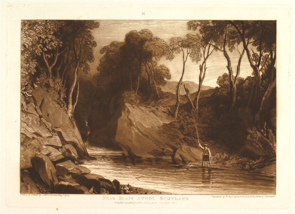 Near Blair Athol, Scotland, from Liber Studiorum, part VI