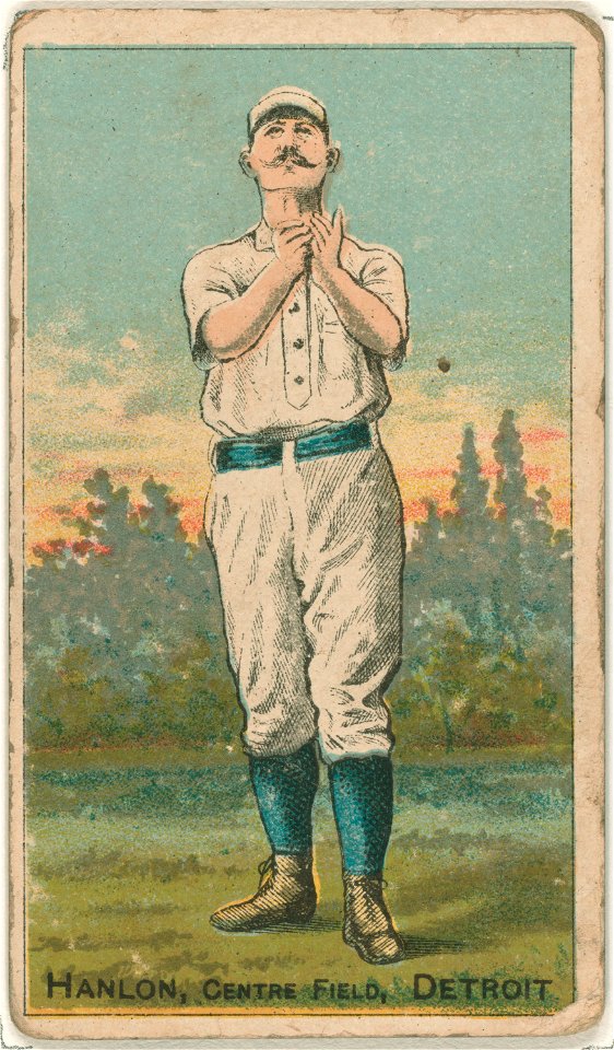 Ned Hanlon, Detroit Wolverines, baseball card portrait LCCN2007680757