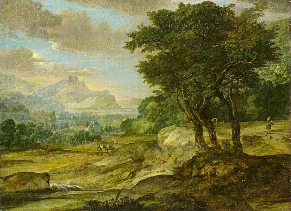 Neer, Eglon van der - Gebirgslandschaft - 1698