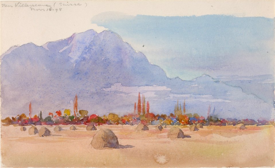 Near Villeneuve, Suisse-1983.83.194 1