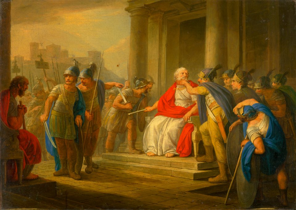 Nemecký maliar z konca 18. storočia - Výjav z rímskej histórie - O 1699 - Slovak National Gallery