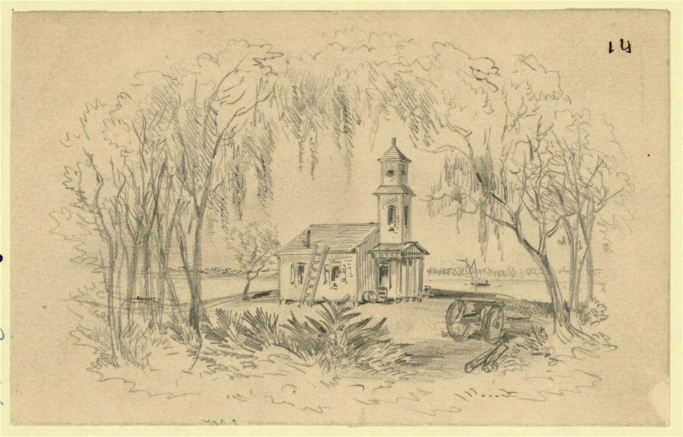 Negro Church, Smith's Plantation, Port Royal Isl'd, S.C. LCCN2004660755