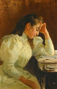 Neapolitan woman (1894) by Ilya Repin - Неаполитанка