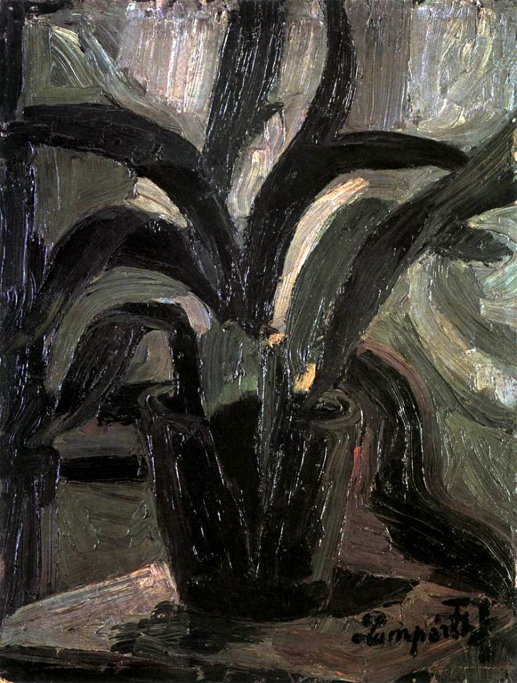 Nemes Lampérth Plant Still-life 1910