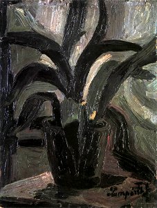 Nemes Lampérth Plant Still-life 1910