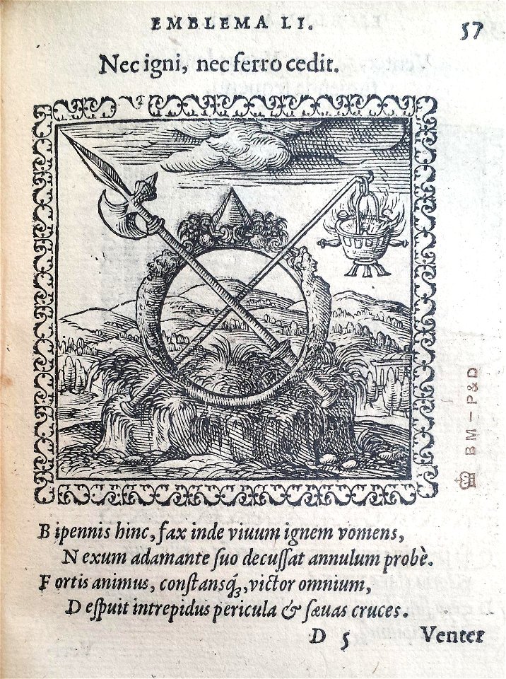 Nec igni, nec ferro cedit (BM 1972,U.11.51)