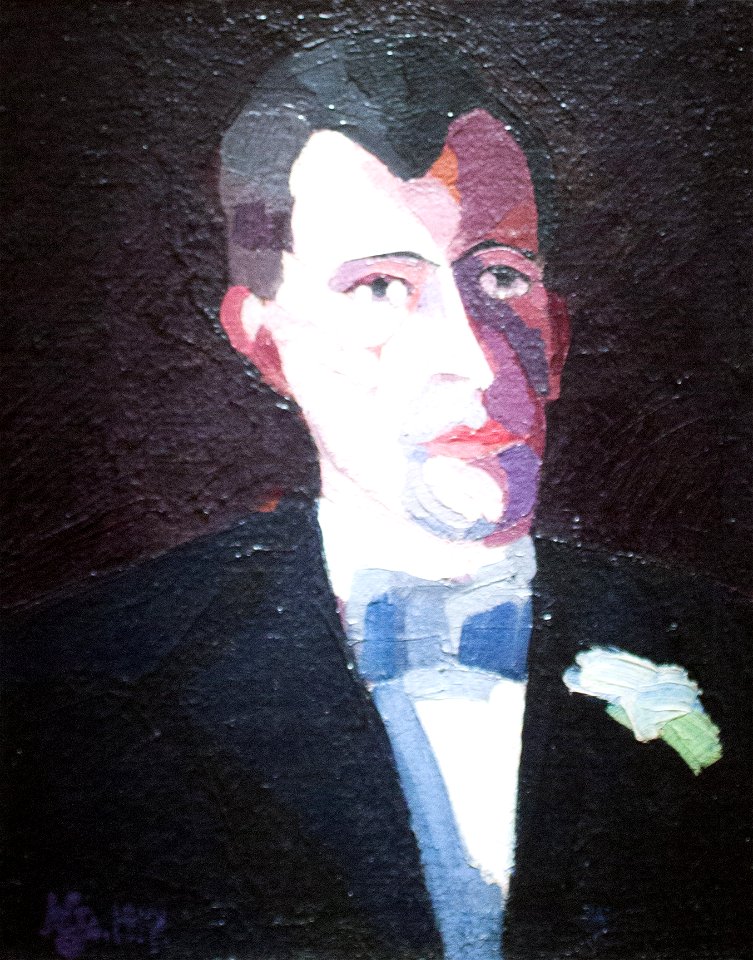 Nemes-Lampérth - Portrait of a man, 1917