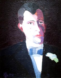 Nemes-Lampérth - Portrait of a man, 1917