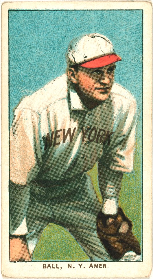 Neal Ball, New York Highlanders, baseball card portrait LCCN2008676804