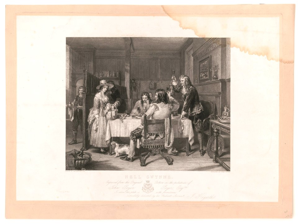 Nell Gwynne - painted by Chas. Landseer, R.A. ; engraved by Lumb Stocks. LCCN2012648907