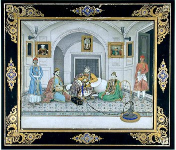 Nawab Zulfiqar-ud Din Haidar with Companions (6124538253)