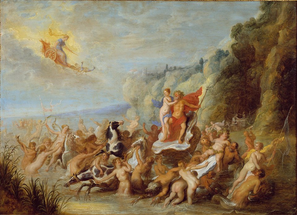 Neptune and Amphitrite (Abraham van Diepenbeeck) - Nationalmuseum - 17612