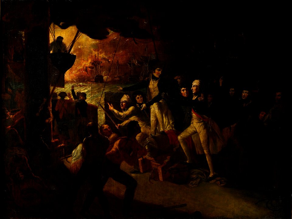 Nelson at the Battle of the Nile