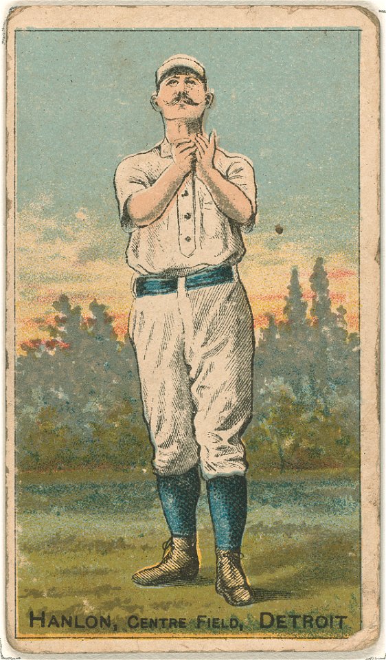 Ned Hanlon, Detroit Wolverines, baseball card portrait LCCN2007680757