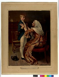 Nelson's First Farewell ('Thirty years before Trafalgar- young Nelson and his grandmother') RMG PZ8284