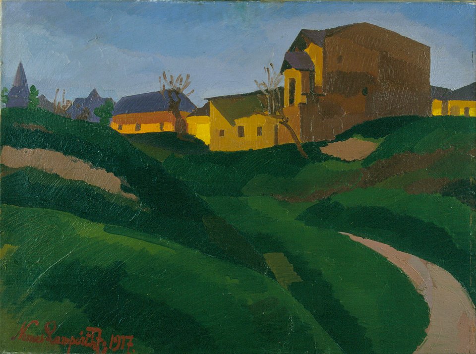 Nemes Lampérth, József - On the Slopes of Gellért Hill - Google Art Project