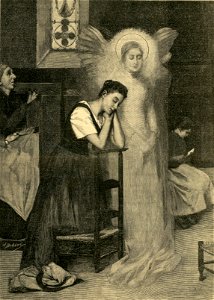 Nel tempio, quadro di Alfonso Marx