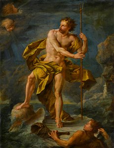 Neapolitan School - Neptune, 18th-century