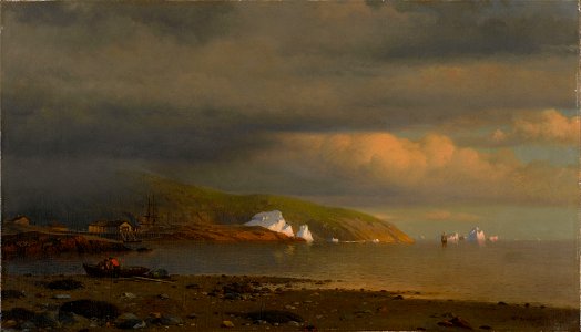 Near Cape St Johns Coast of Labrador-William Bradford 1874