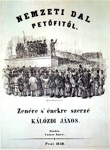 Nemzeti dal Petőfitől 1848
