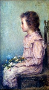 Nena de perfil - Joan Brull i Vinyoles (1863-1912)