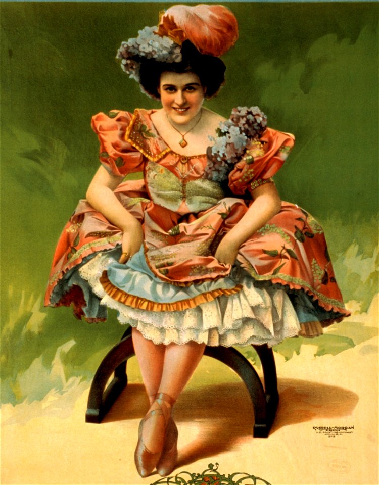 Nellie O'Neil - the acrobatic comedienne. A female drummer LCCN2014636448 (cropped)