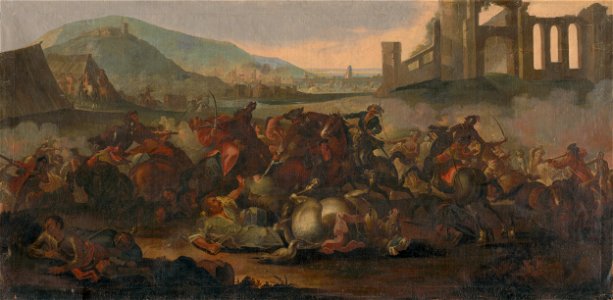 Nemecký maliar z polovice 18. storočia - Výjav z tureckých vojen - O 1830 - Slovak National Gallery
