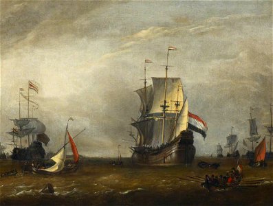 Netherlandish School - A Dutch Whaler, 1694 - BHC0880 - Royal Museums Greenwich