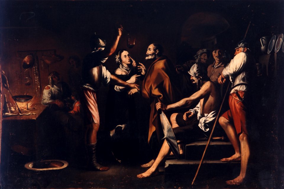 Negación de San Pedro, de Antonio Palomino (Museo de Bellas Artes de Córdoba)