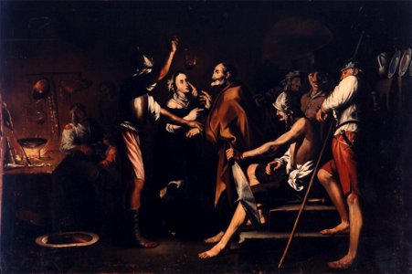 Negación de San Pedro, de Antonio Palomino (Museo de Bellas Artes de Córdoba)