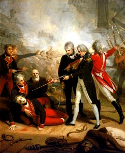 Nelson receiving the surrender of the 'San Nicolas', 14 February 1797 RMG L6233