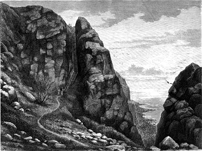 Nedgangen ved Jons Capel paa Bornholm