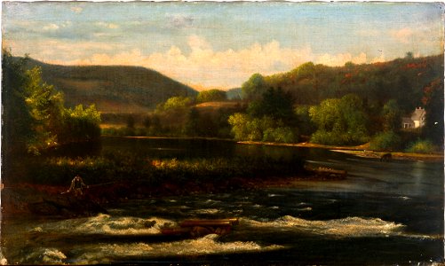 Nelson Augustus Moore - Fishing Scene - 1935-12 - Albright–Knox Art Gallery